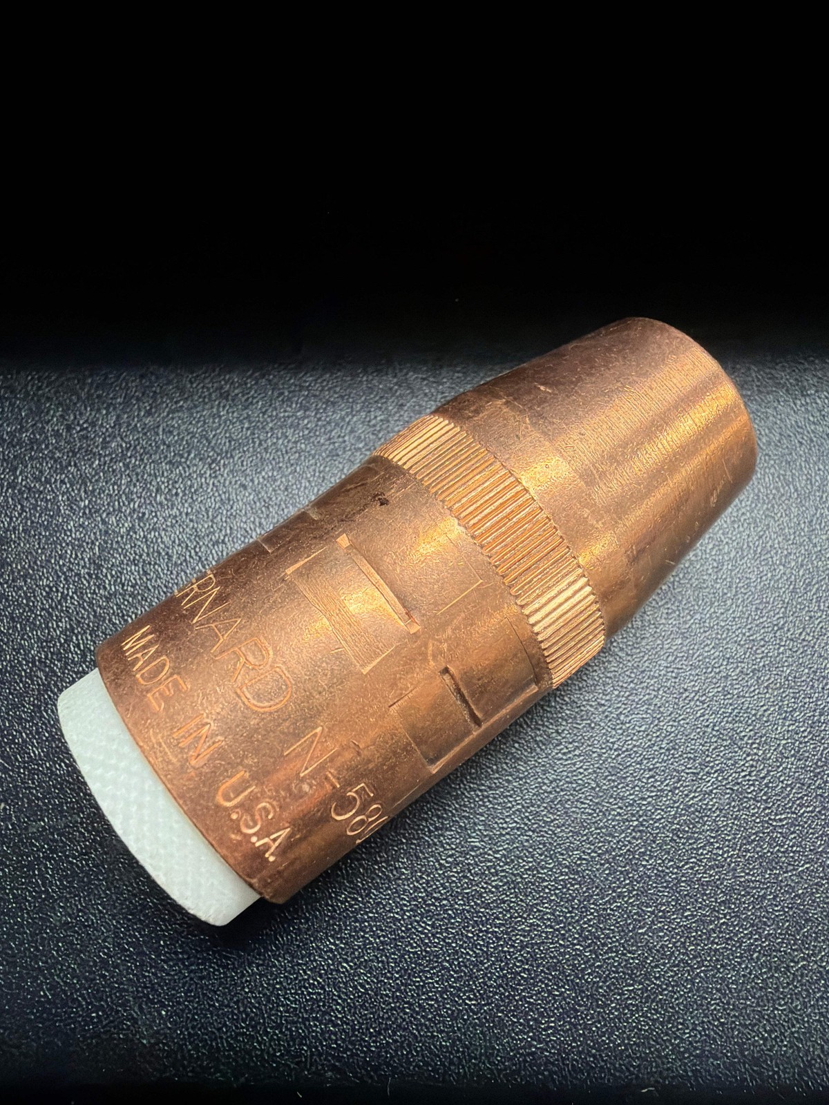 Bernard N-5800C 5/8" Centerfire Mig Welding Nozzle Copper Flush Conical