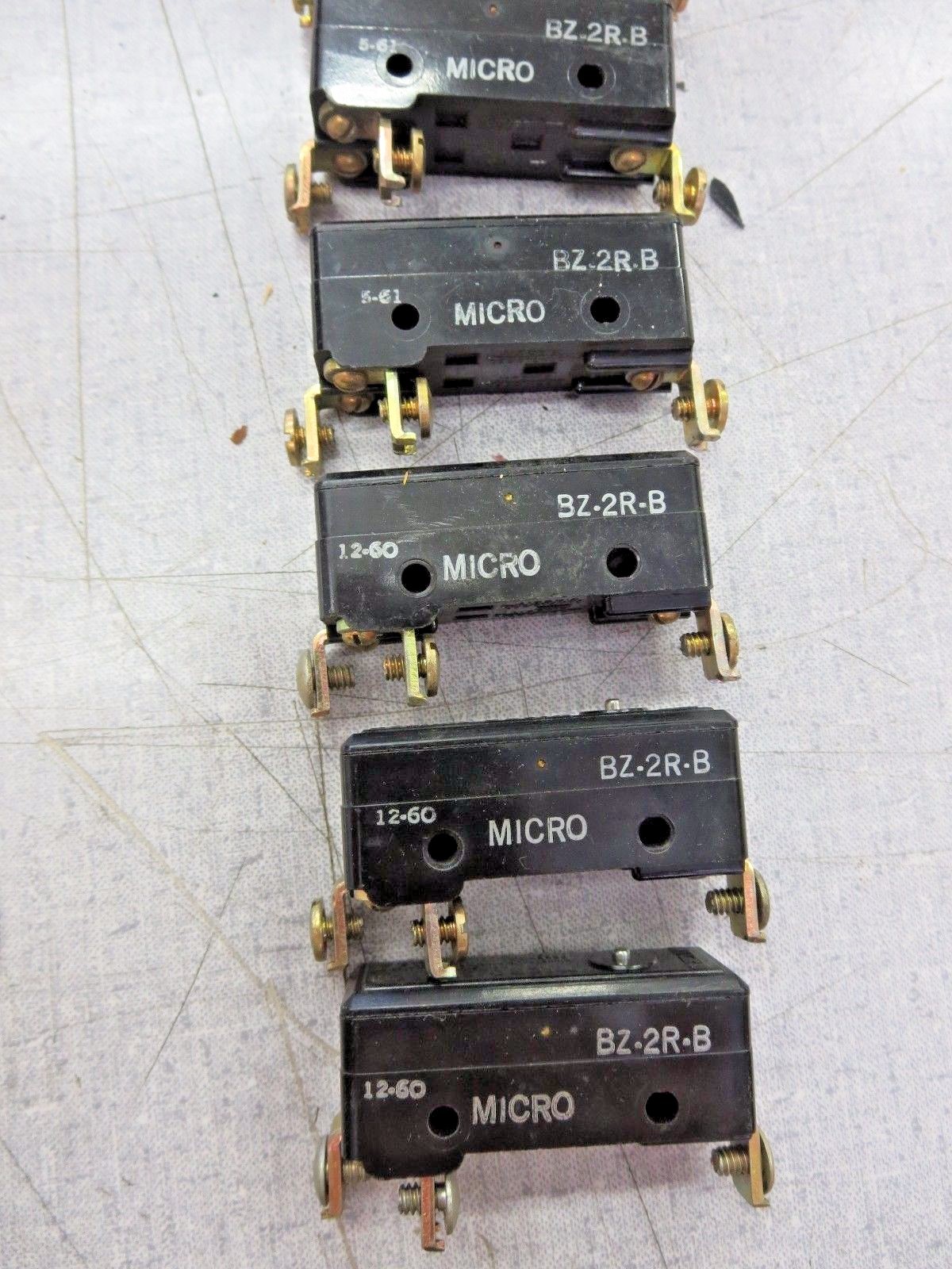 UND Lab Inc. Insp. BZ-2R-B Microswitches (Lot of 5)
