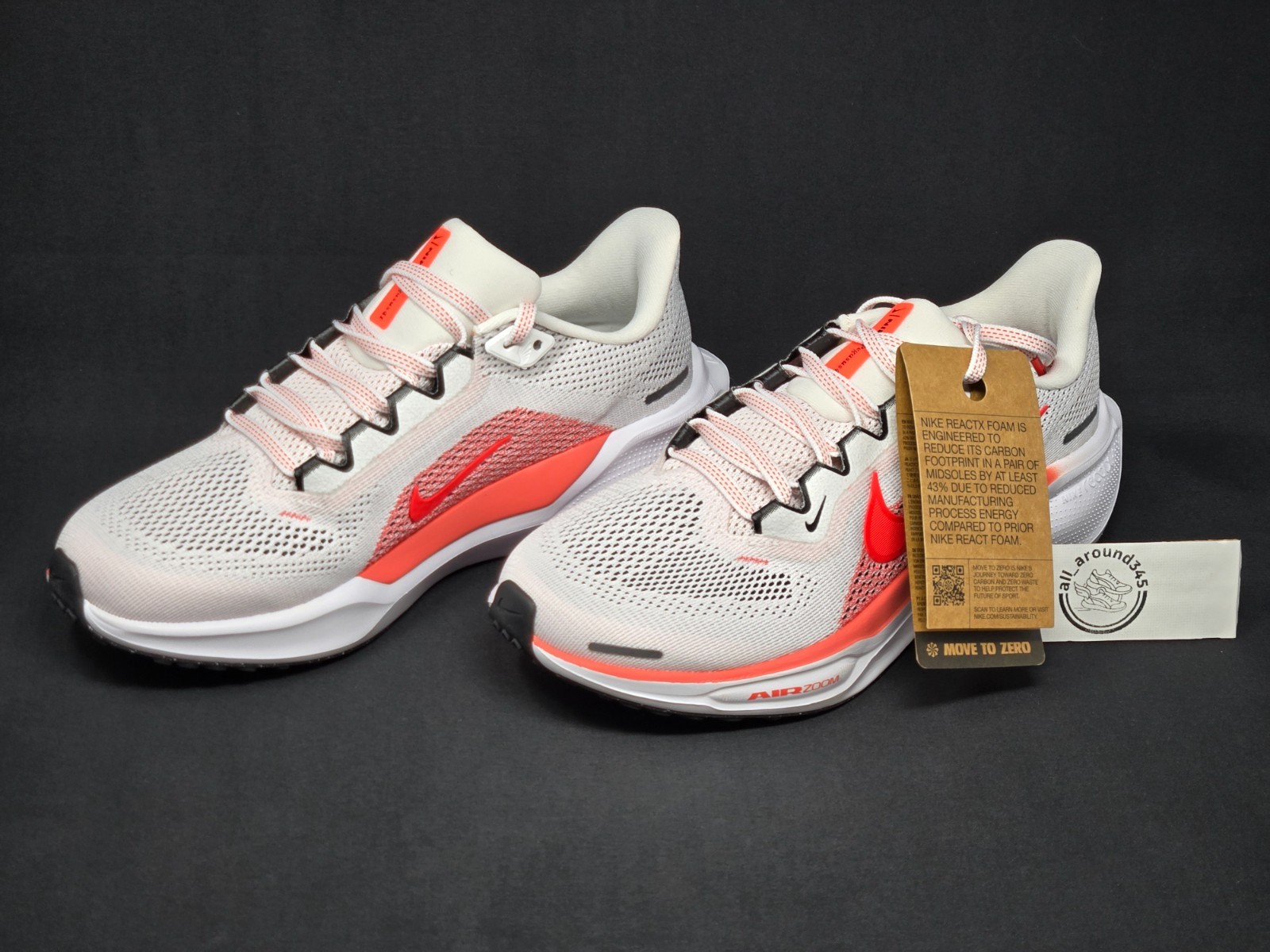 Nike Air Zoom Pegasus 41 Womens Sizes White Crimson Red Shoes FD2723-109 NBY