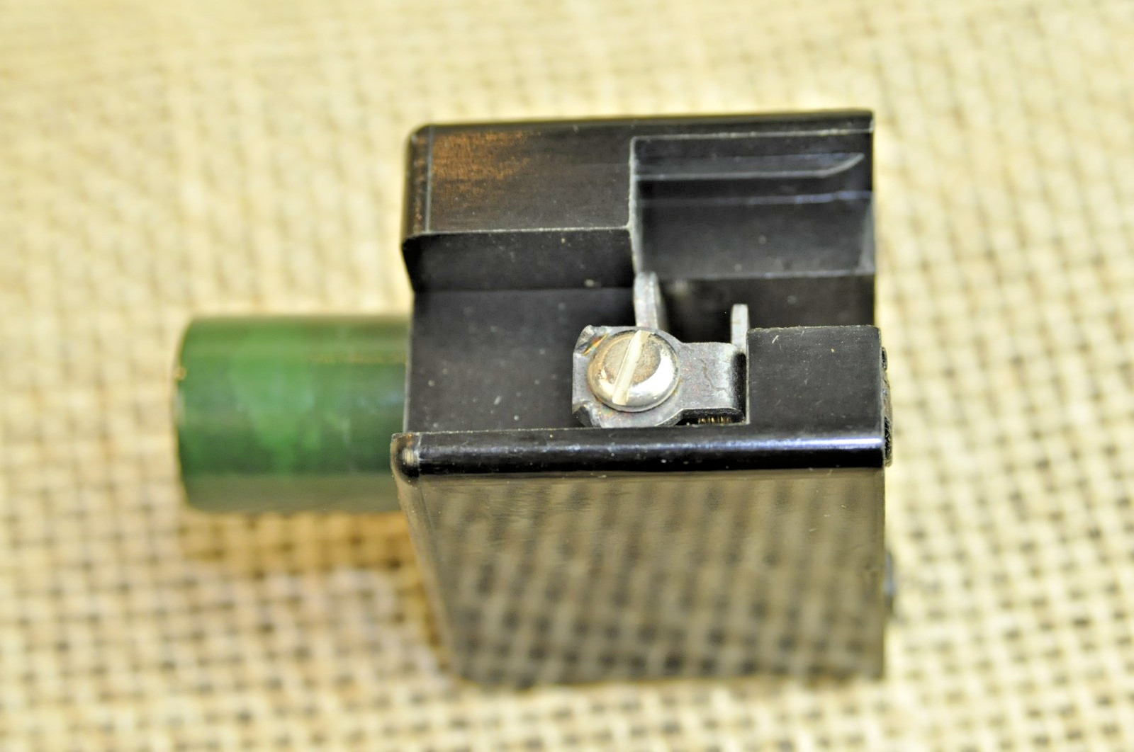 Push button, single pole. from Bundeswehr stocks.