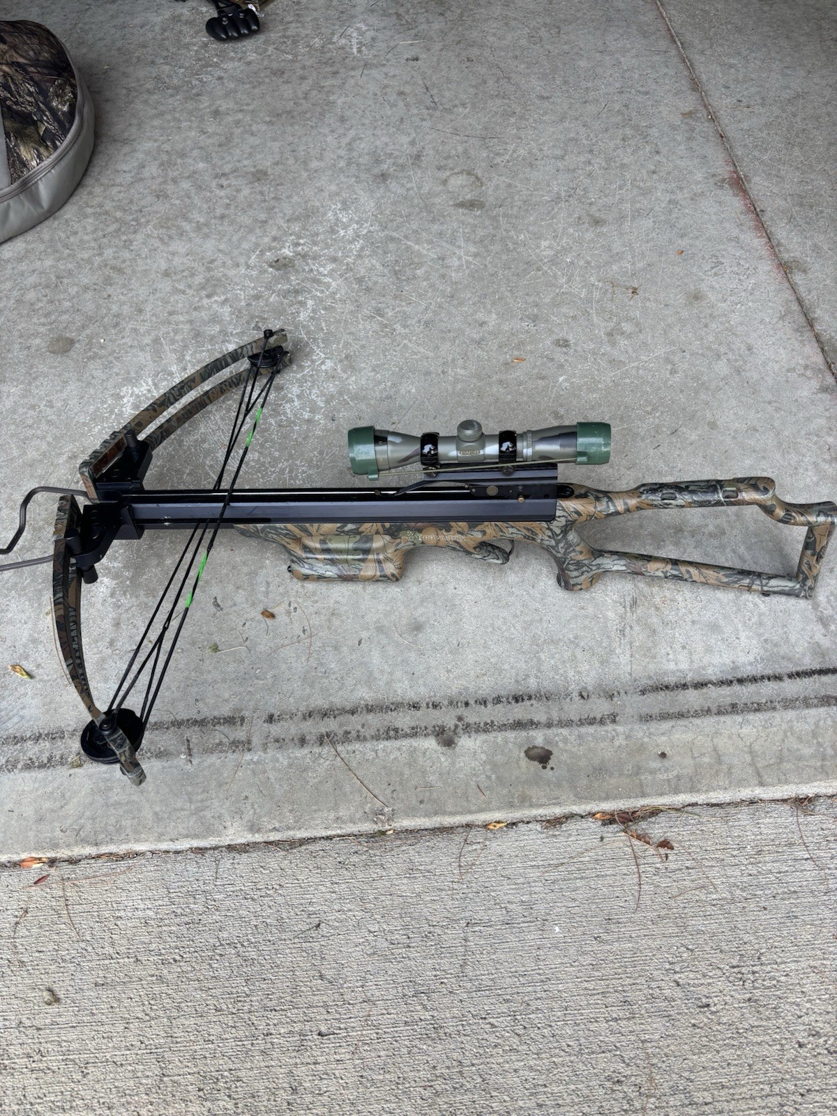 Browning The Boss Camo Crossbow w/ Scope & Accessories