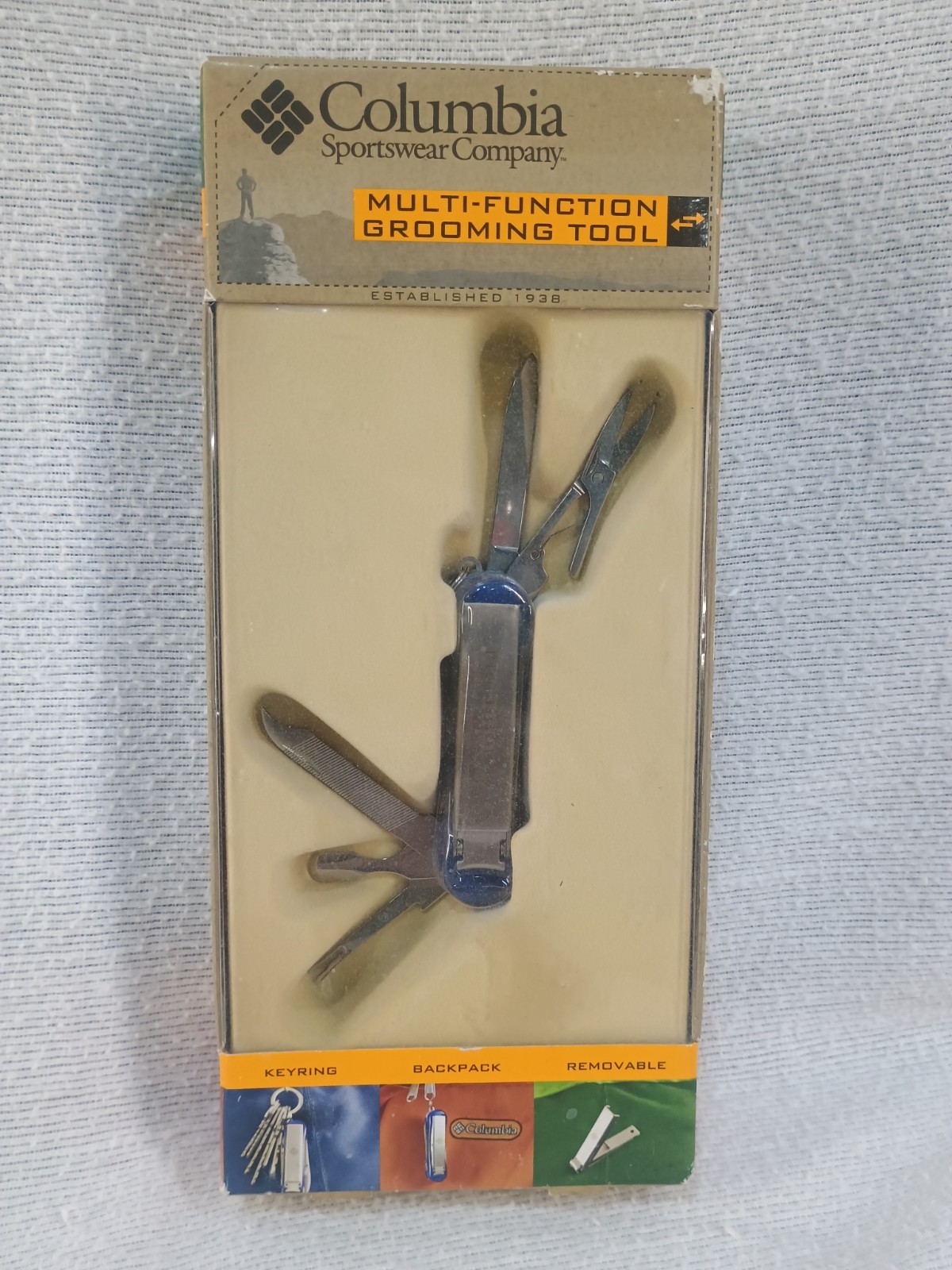 Columbia Sportswear Multi-Function Grooming Tool Blue NIB Factory Sealed...