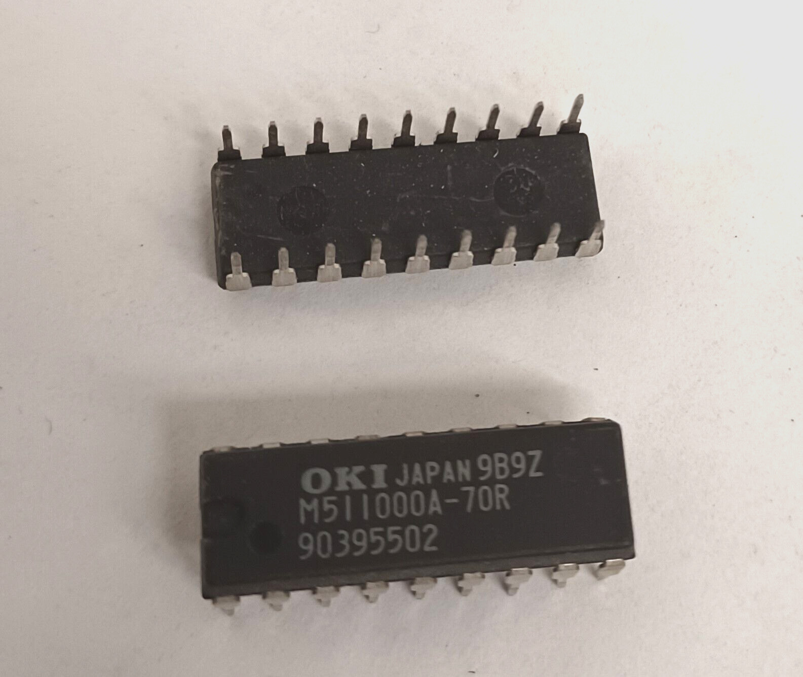 Okidata M511000A-70R M511000-70 18 Pin DRAM Memory 1 MEG X 1 Tested 70s ARCADE