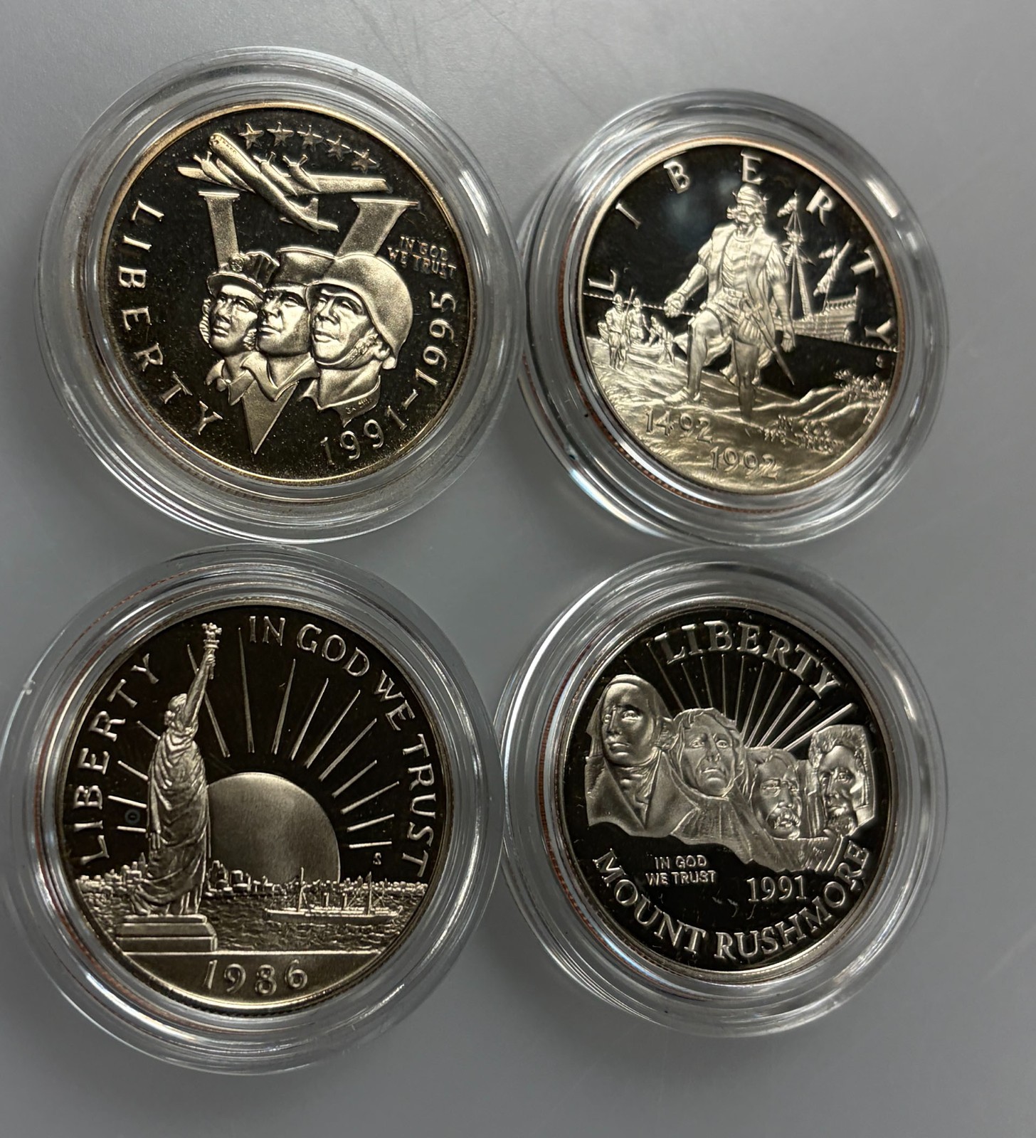 U.S. Mint Commemorative PROOF Half Dollars - Group of 4, All Different