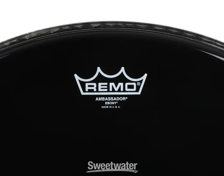 Remo Ambassador Ebony Drumhead - 20 inch