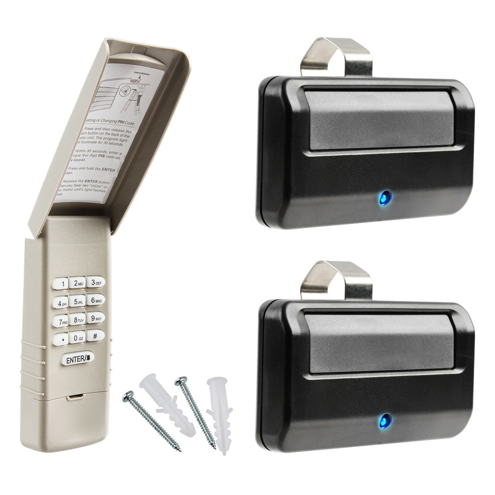 For 877LM Liftmaster Garage Door Keypad Keyless Entry Yellow Learn 2 Visor 891LM
