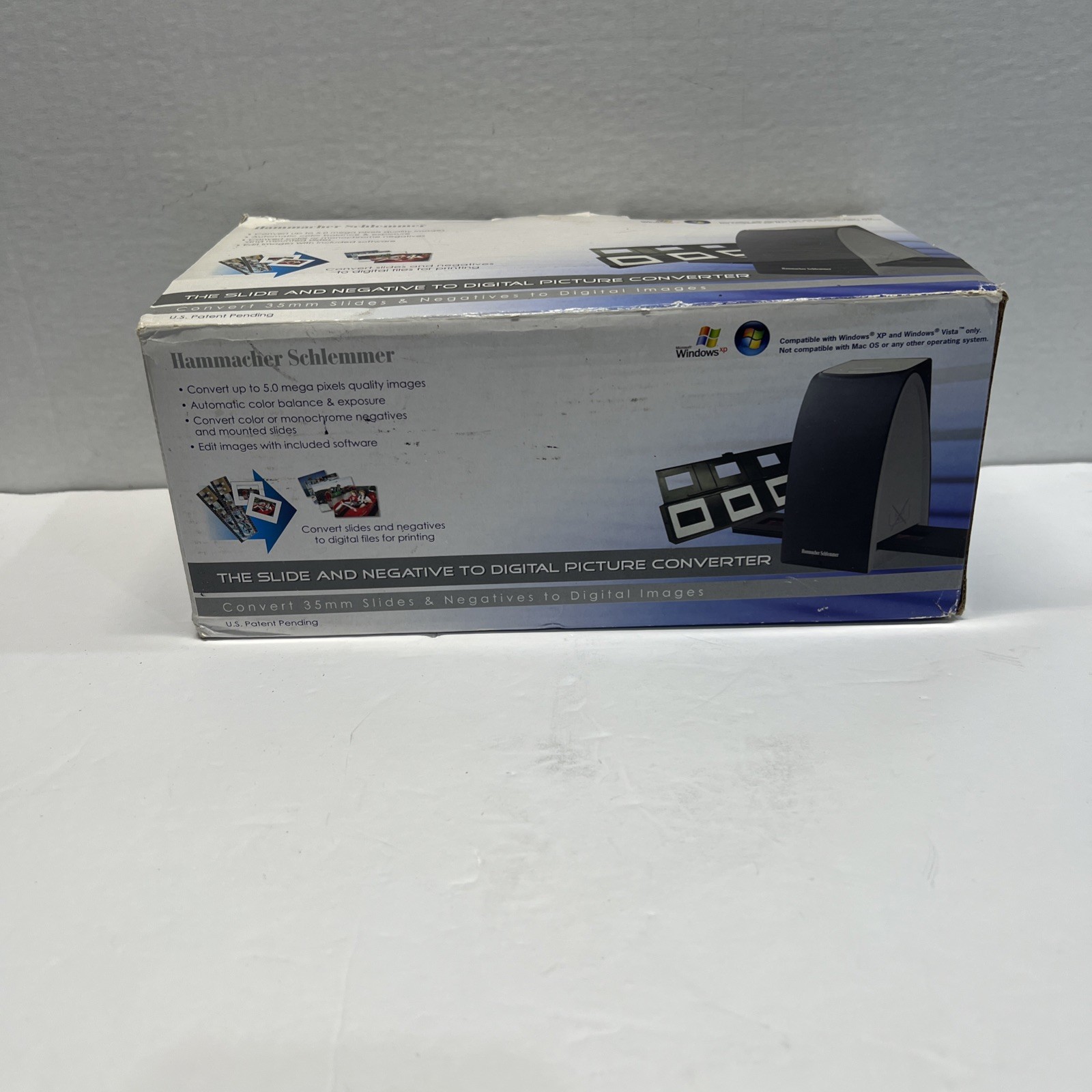 Hammacher Schlemmer Slide & Negative to Digital Picture Converter  ( No Disc )