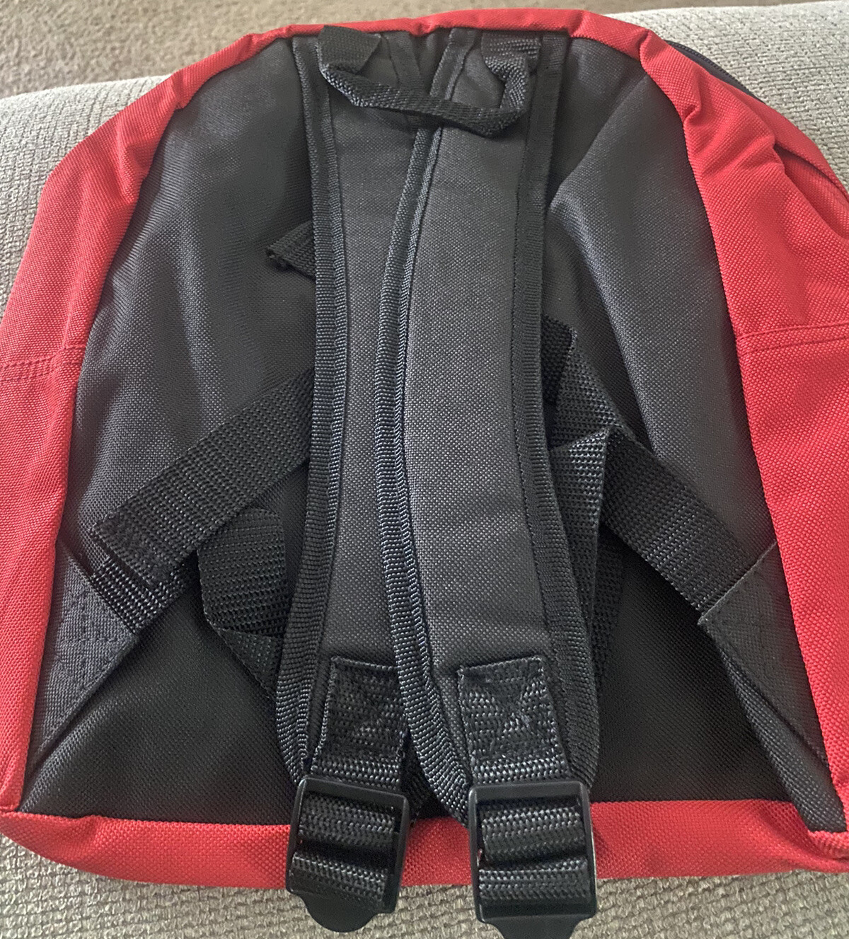Amaro Red Backpack Two Pocket.