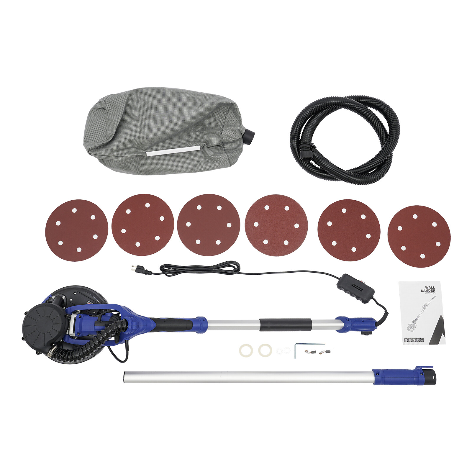Electric Ceiling Wall Sander 800-1800RPM Variable Speed Drywall Sanding Machine