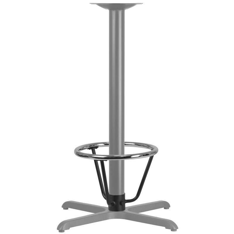 Bar Height Table Base Foot Ring w/3.25'' Column Ring & 16'' Diameter