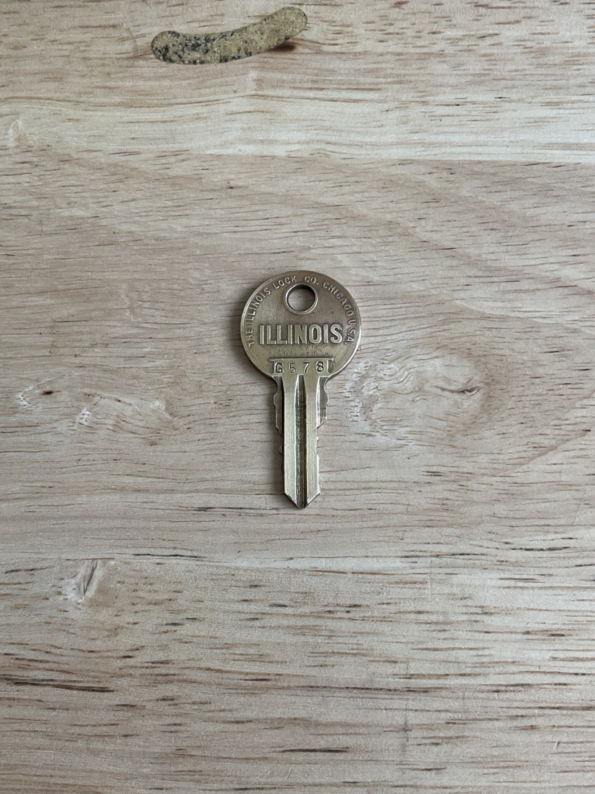 Illinois Lock Key # G 578