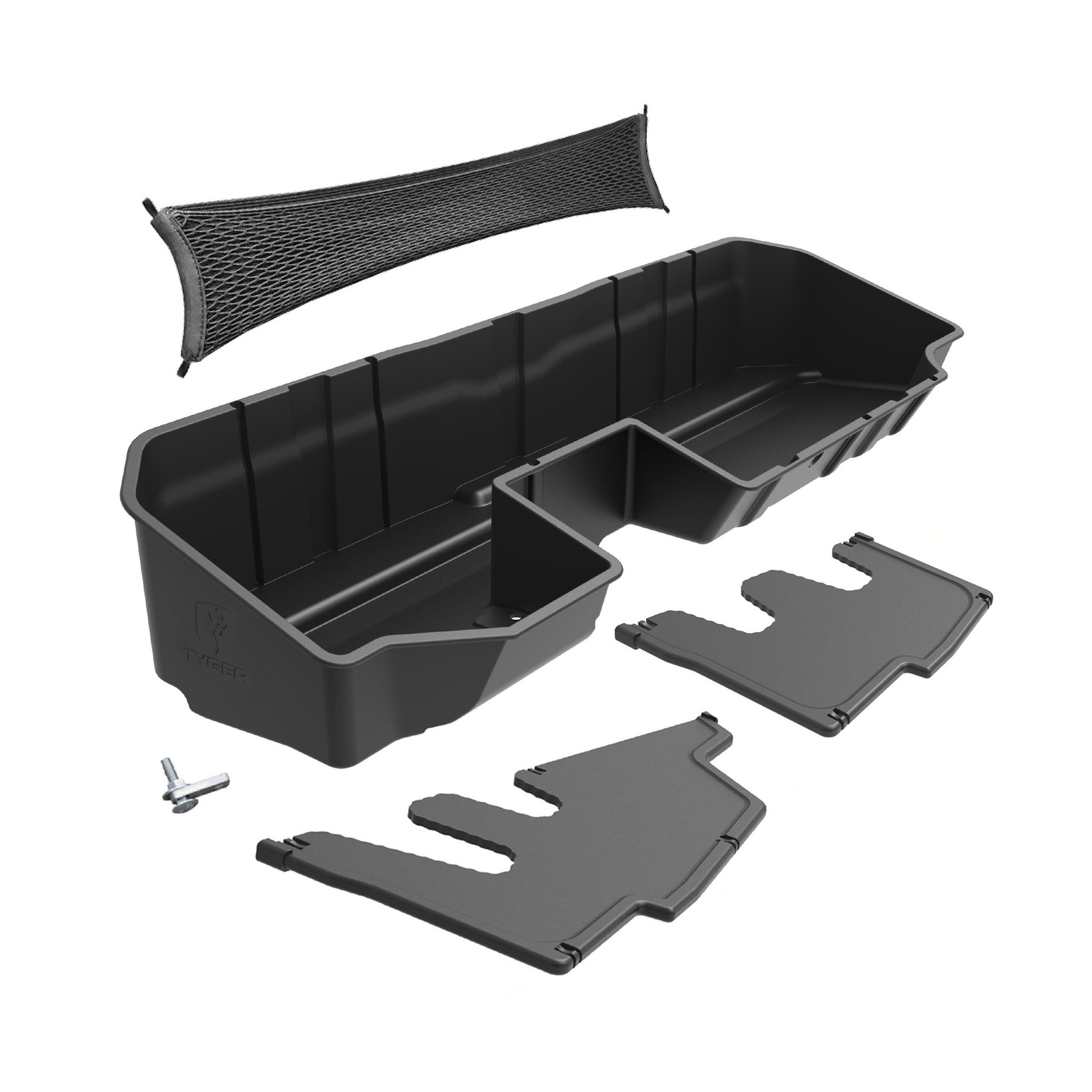 Tyger Auto Rear Under Seat Storage Box Compatible with 2019-2026 Chevy Silver...