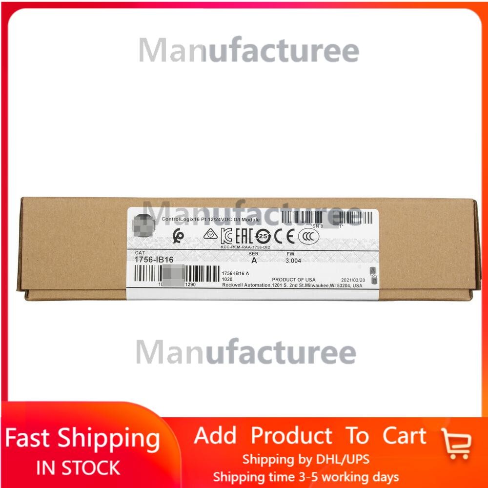 1756-IB16 New Factory Sealed AB ControlLogix Input Module US Free Tax