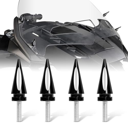4 Pcs Fairing Windshield Spike Bolts Windscreen Trim Screws Hardware Kit For