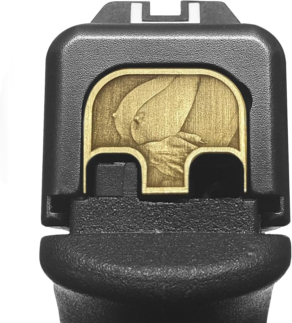CNC Milled 3D Knockers Slide Back Plate (Butt Plate) Compatible with Glock Gen 1