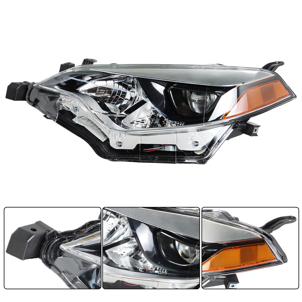 LED Headlight Assembly for 2014 2015 2016 Toyota Corolla Left Right 2pc Pair Set