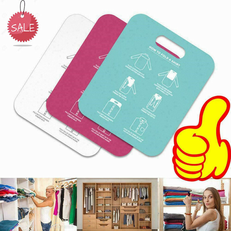 Household T-Shirt Folding Board Folder Clothes Fast Organizer Tool . Nice