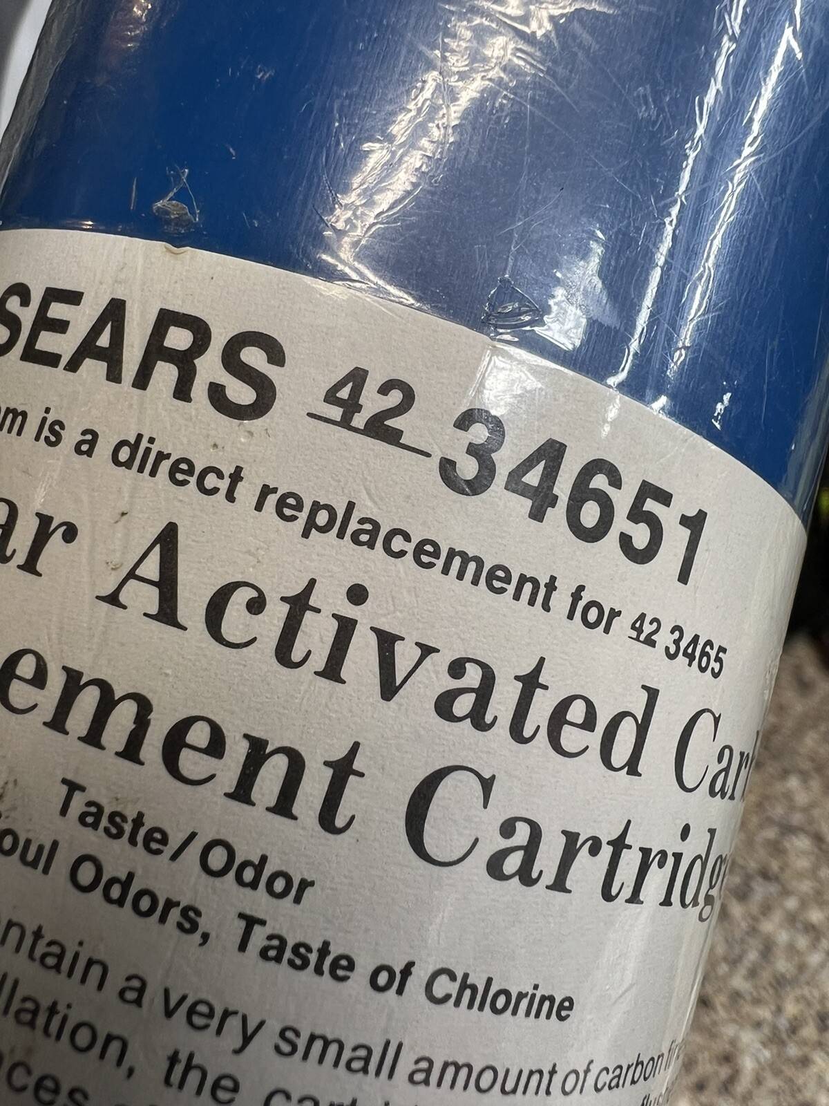 OEM Sealed Sears 42-34651  42-3465 Activated Carbon Filter 42 34651 3465