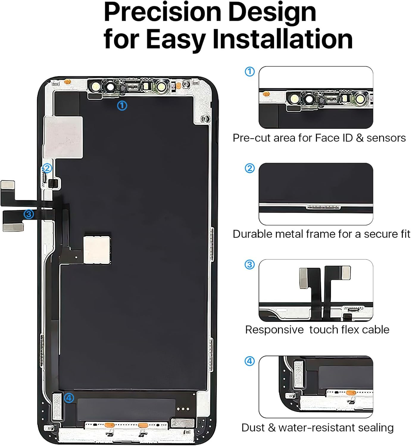 iPhone 13 Screen Replacement 6.1" Full HD LCD Digitizer With Repair Tools📱