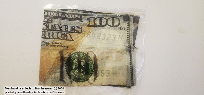 Silk 18 inch $100 Bill from Magic by Gosh