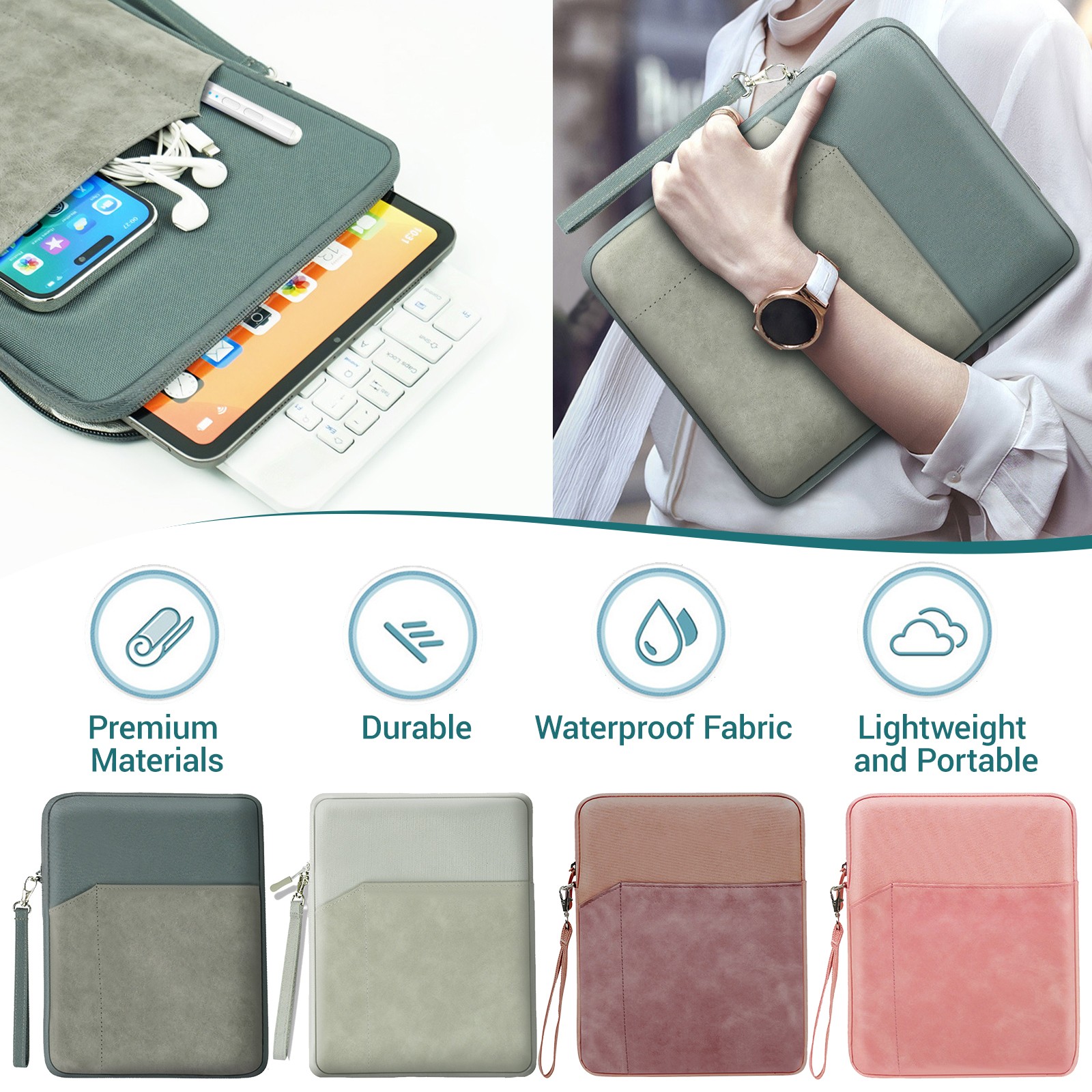 Laptop Case 13-14 inch Sleeve For MacBook Air/Pro M5 M4 M3 M2 M1 Sleeve Bag USA