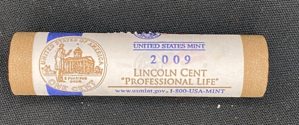 2009 Philadelphia US Mint Issued Lincoln Cent Professional Life Reverse 1¢ Unc