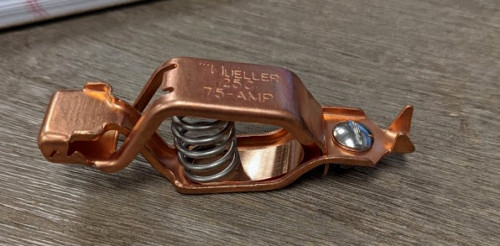 Mueller BU-25C Clip, Solid Copper, 75 Amps (5 pieces)