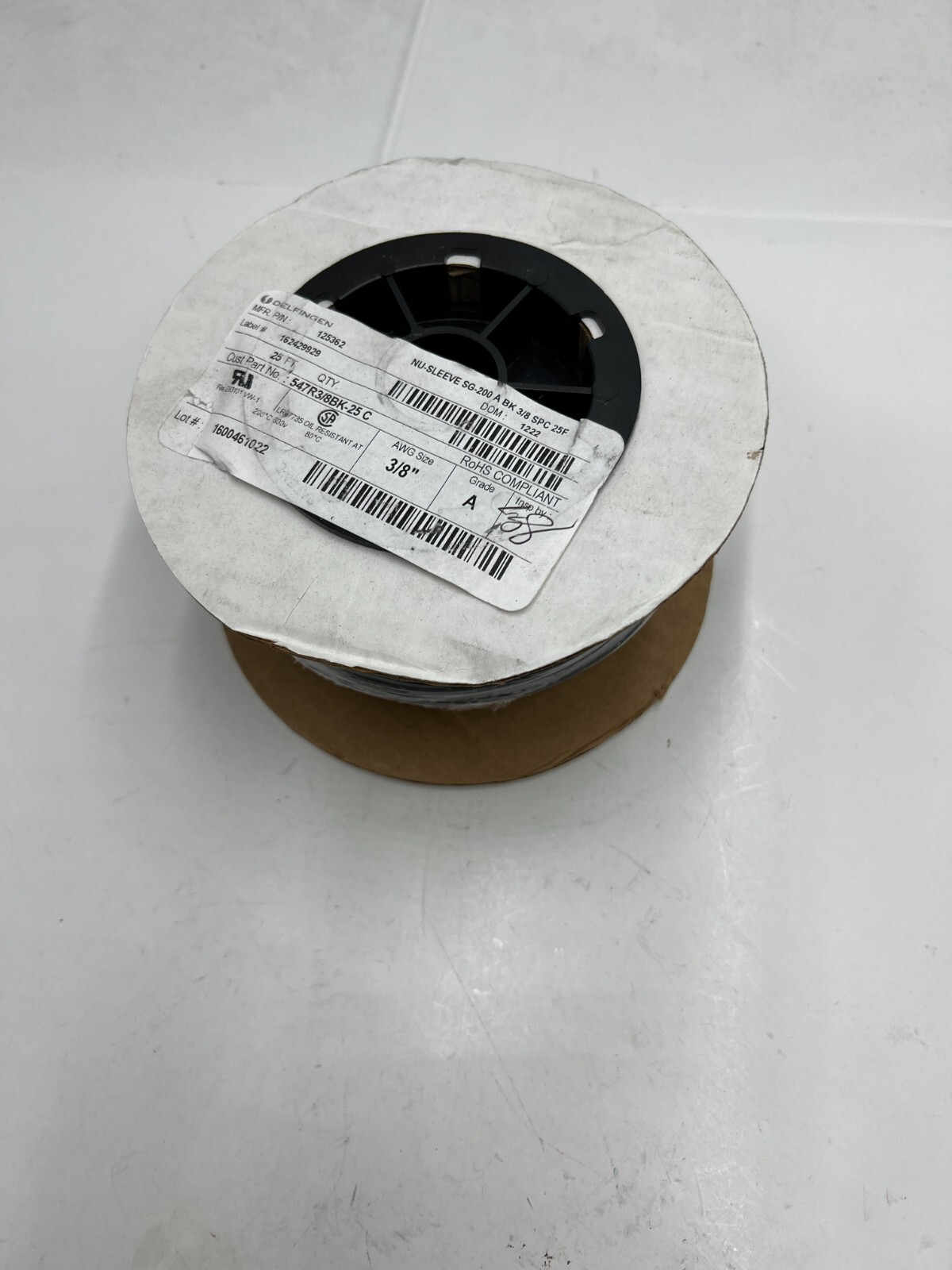 McMaster-Carr Electrical Insulating Tube Sleeving, Expandable 0.390" ID, 25 Ft