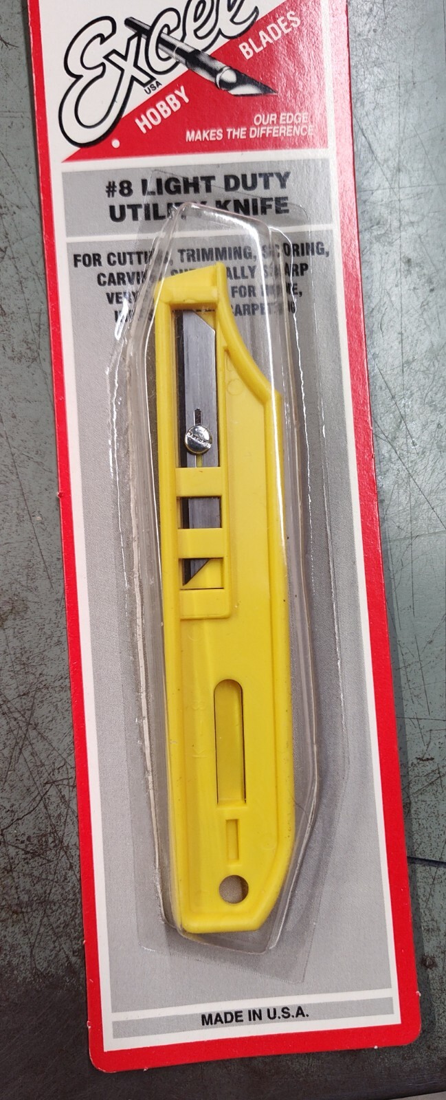 Excel #16008: #8 Light Duty Utility Knife NEW  Made in the USA