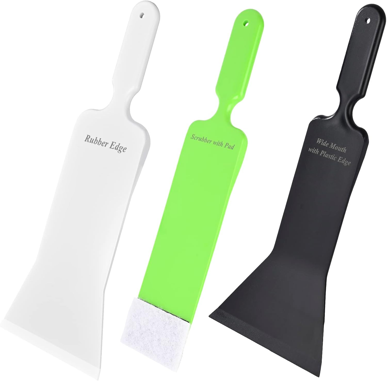 Window Tint Bulldozer Squeegee Scrubber Paddle Squeegee, Long Handle Flat Glass