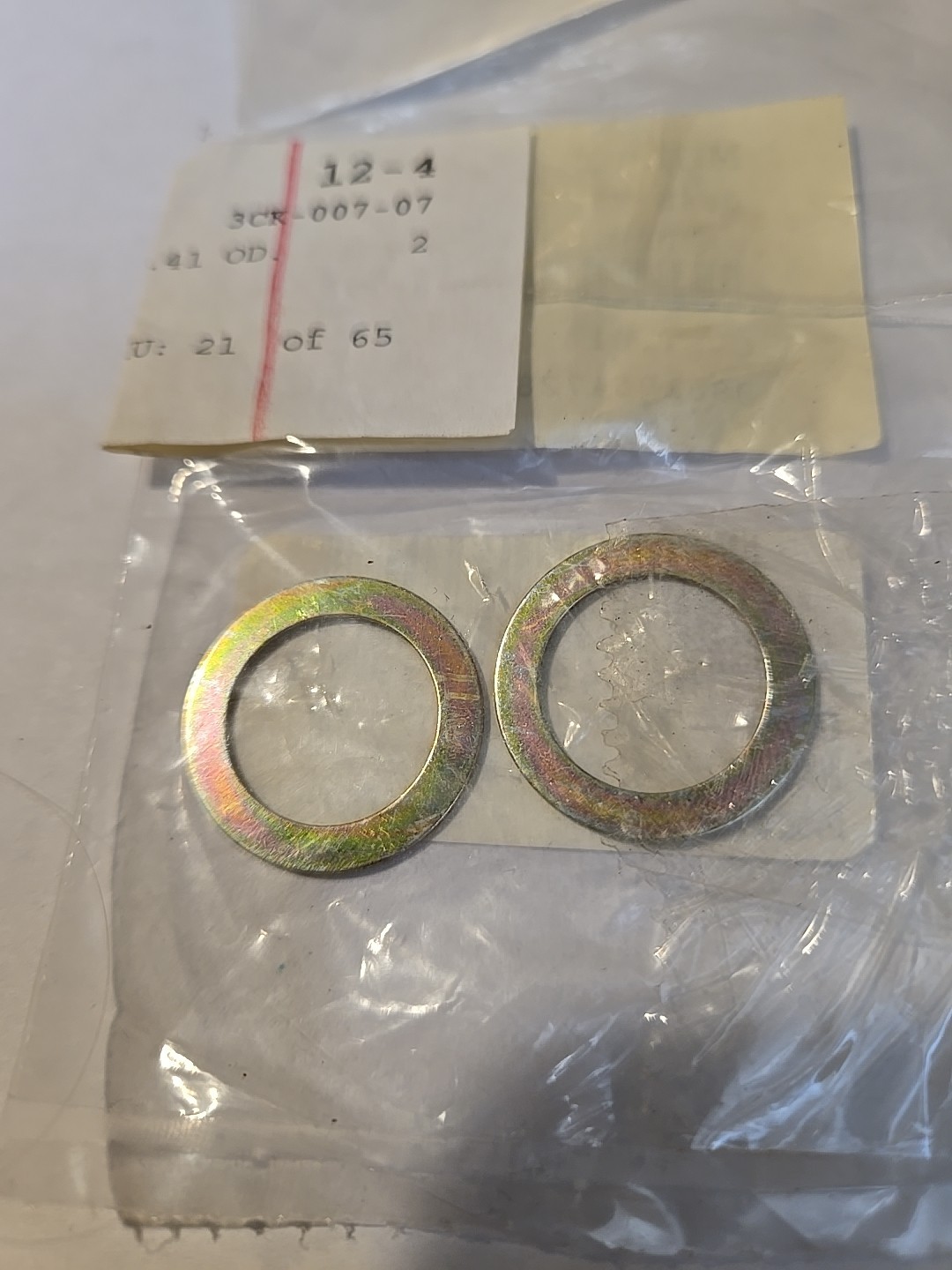 Arctic Cat Snowmobile Thrust Washer 17.17 ID x 24.41 OD  0645-752 Oem Pkg Of 2