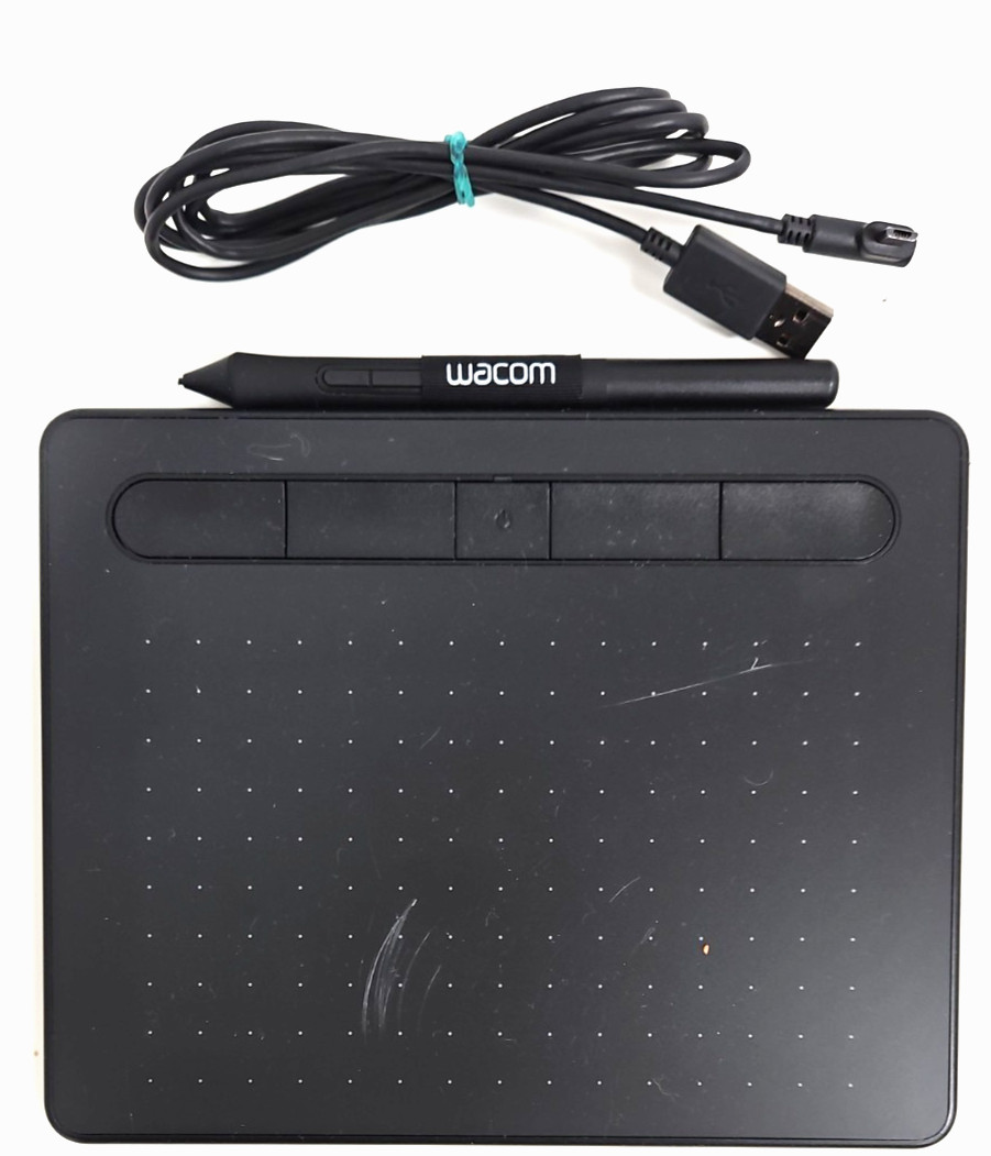 Wacom Intuos Small Bluetooth Graphics Tablet CTL-4100WL Includes Pen, Charger