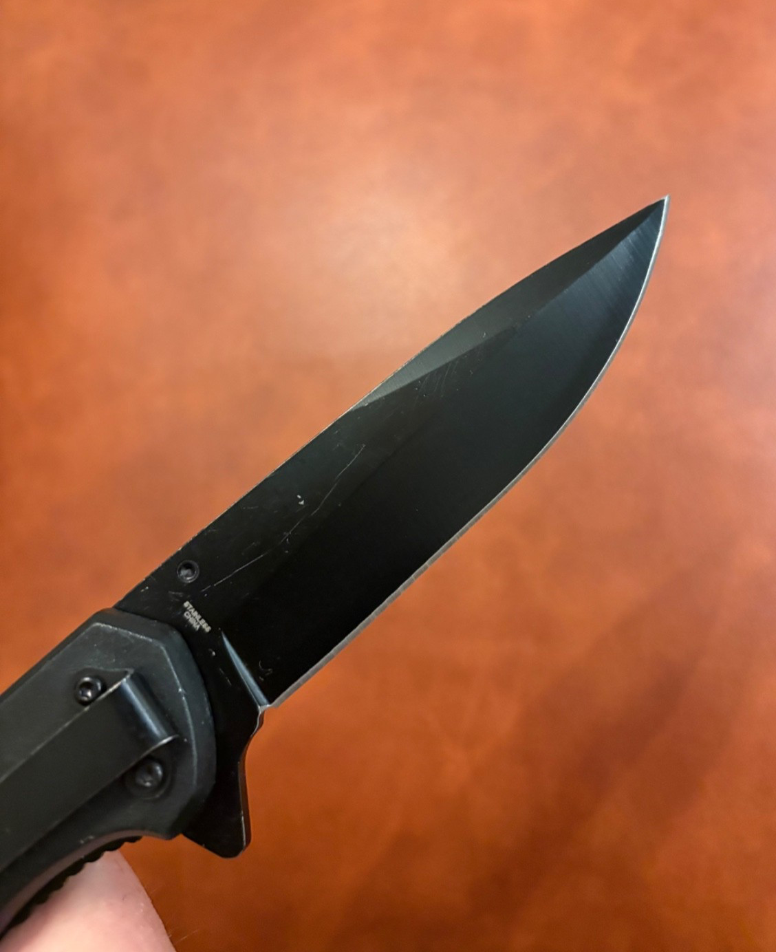 Spring-Assist Folding Knife COME AND TAKE EM Skull Reaper Black Blade Blue