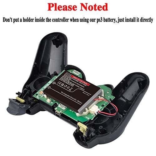 3 Pack 1800mAh Battery Replacement for PS3 DualShock 3 Wireless Controller