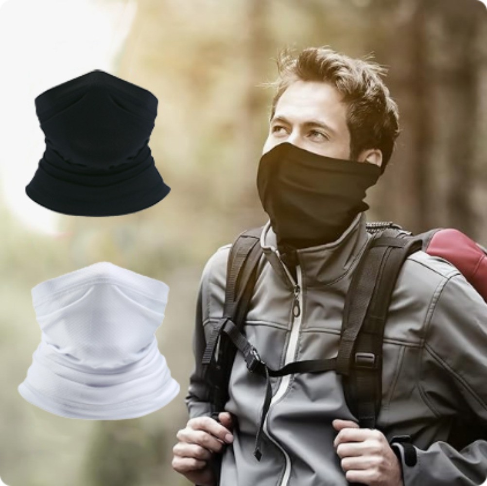 Cooling Neck Gaiter Bandana Face Mask Sun UV Gator Mask Face Cover for Men Woman