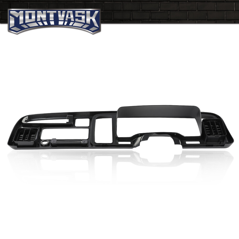 Fit For 1994-1997 Dodge Ram Dash Bezel Radio Trim Panel Surround Black Dashboard