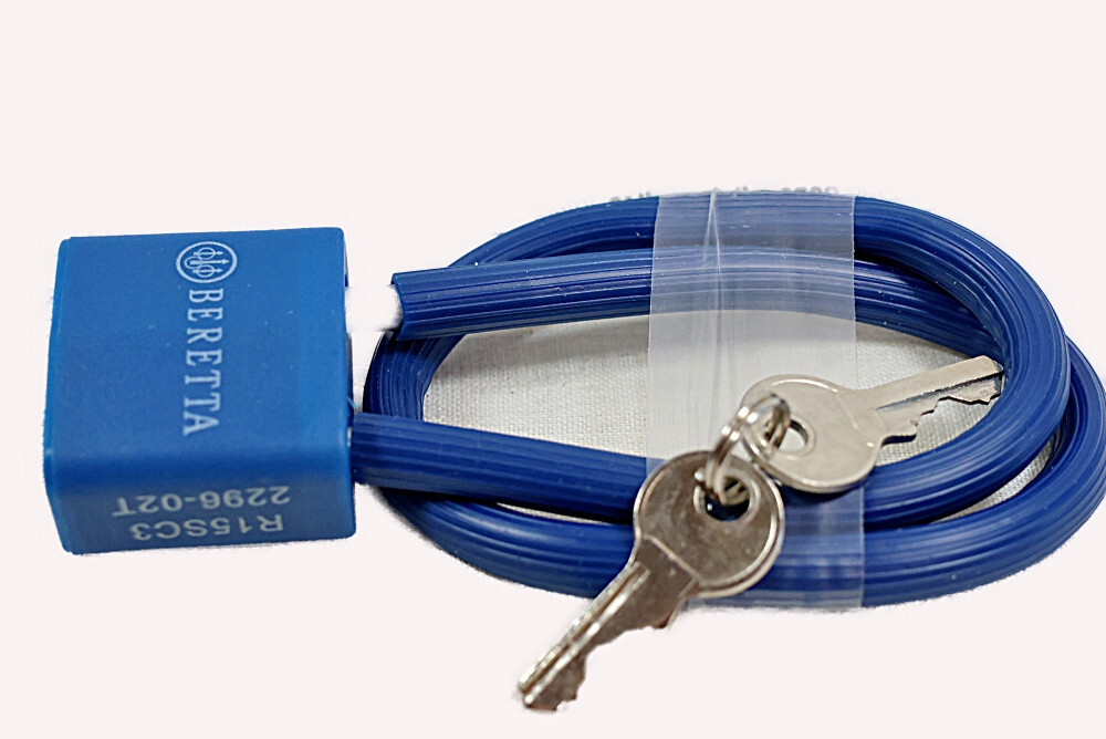 Beretta Cable Gun Rifle Lock New padlock with 2 keys
