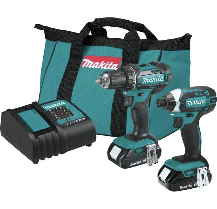 Makita CT225SYX-R 18V LXT 2-Tool Combo KT w/1 Battery