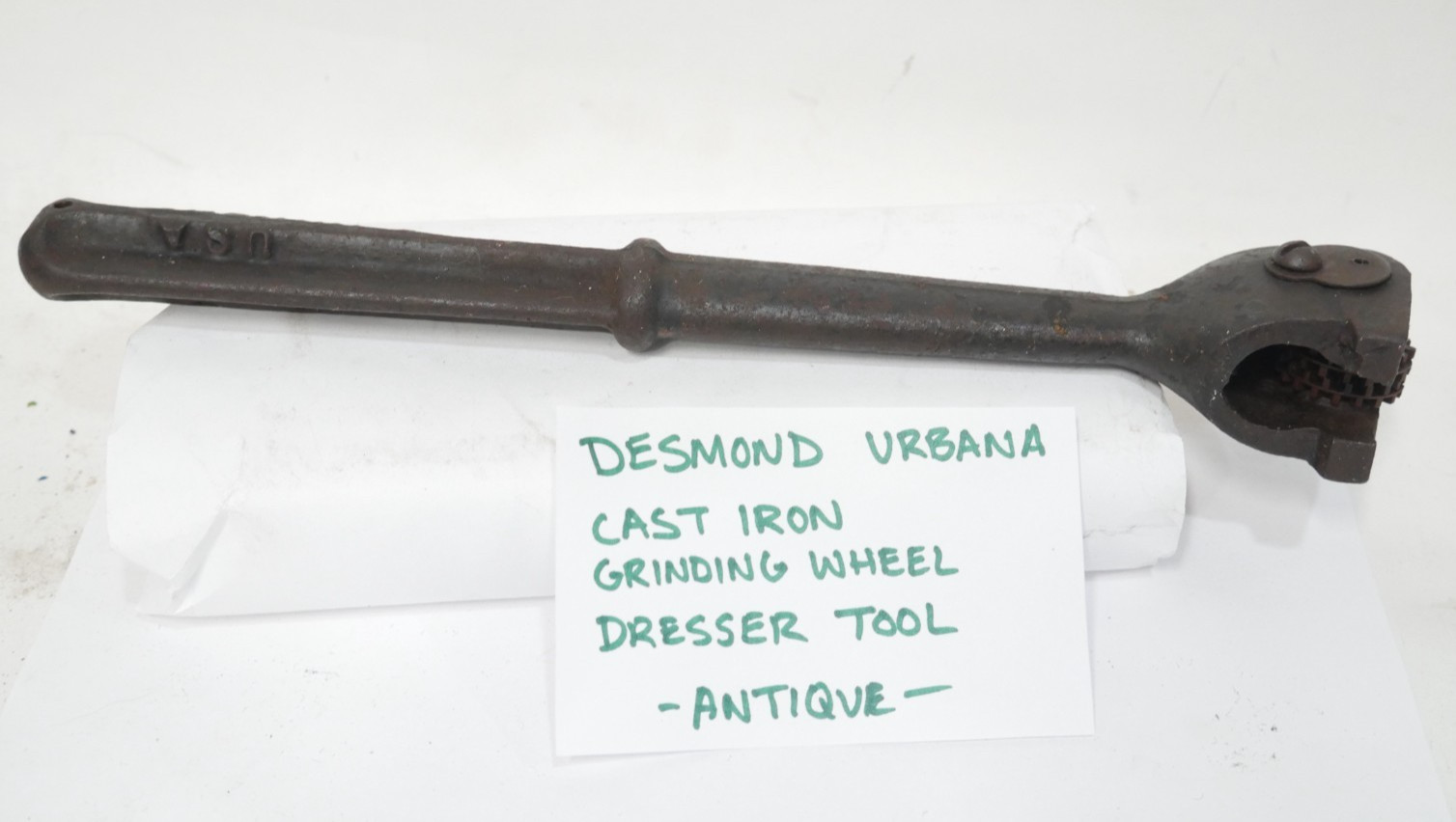 Vintage Desmond No. 0 Grinding Wheel Dresser Tool- Old Cast Iron