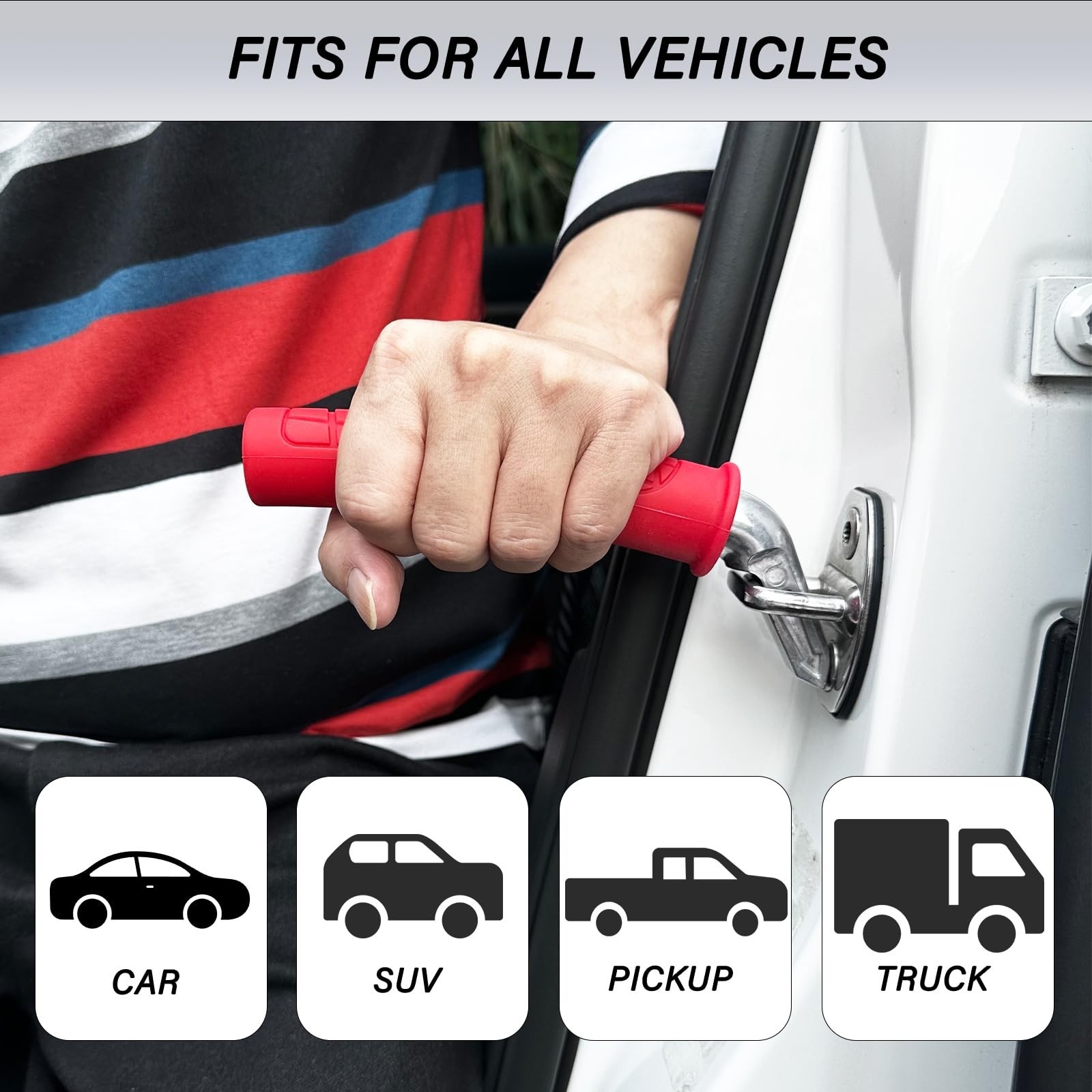 2 Pack Car Handle Assist for Elderly - Vehicle Support Handle - Auto Grab Bar...