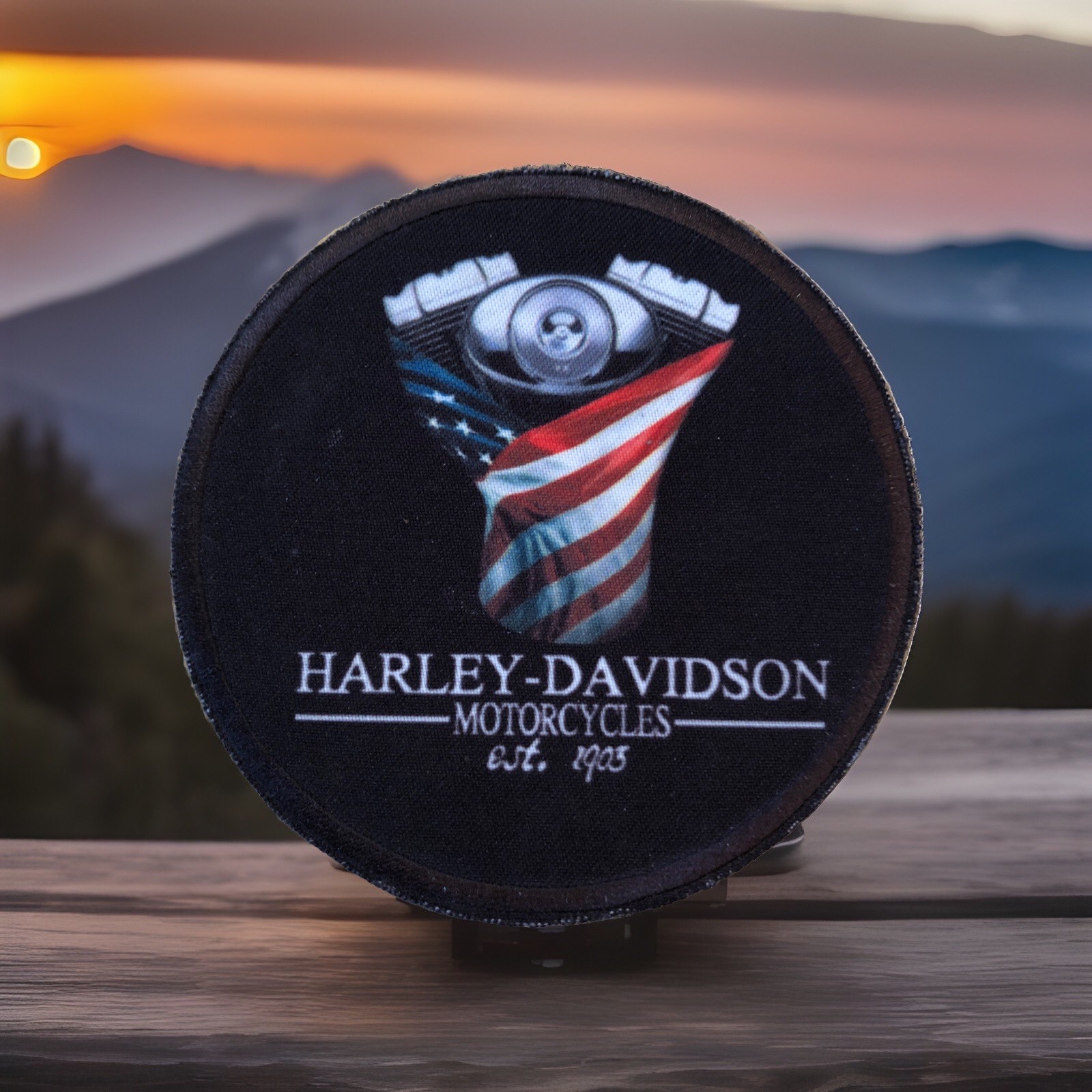 New Vintage Harley-Davidson Official Licensed Biker Patch 4”