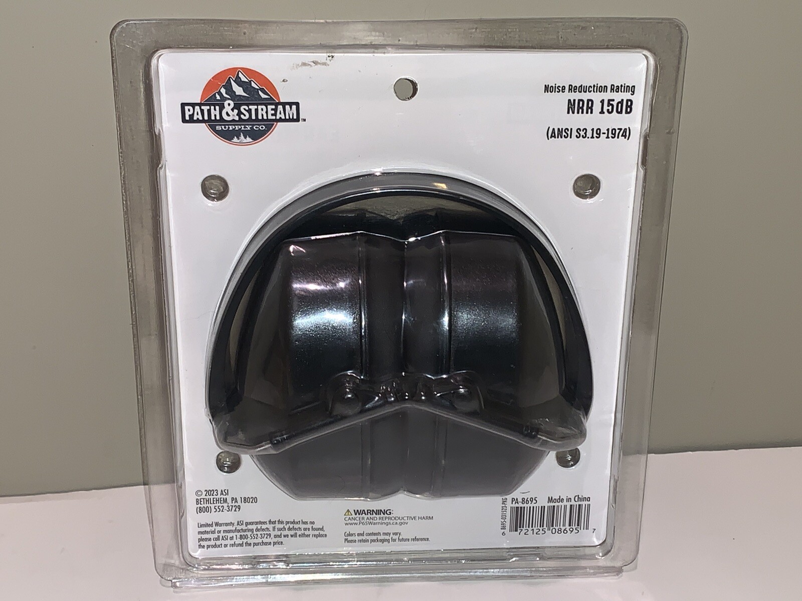 Path And Stream Noise Reduction Earmuffs Adjustable NIP