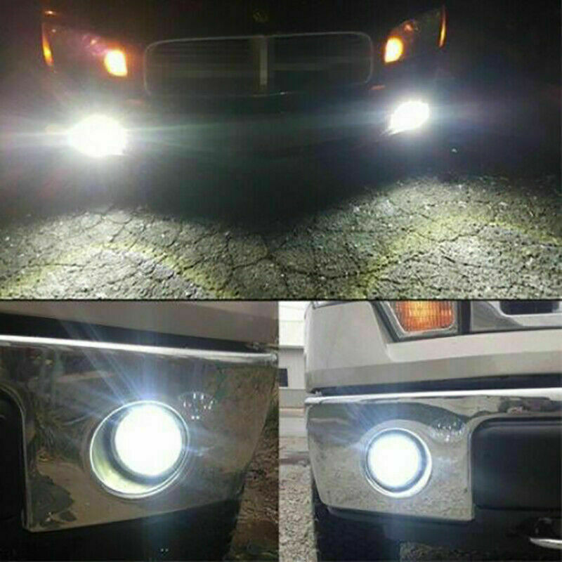 2x H8 H11 White LED Fog Light Bulbs For Nissan Altima Maxima Rogue Sentra Titan