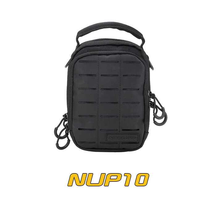 NiteCore NUP10 Tactical Daily Pouch Gear Storage Carry Bag Molle System - Black