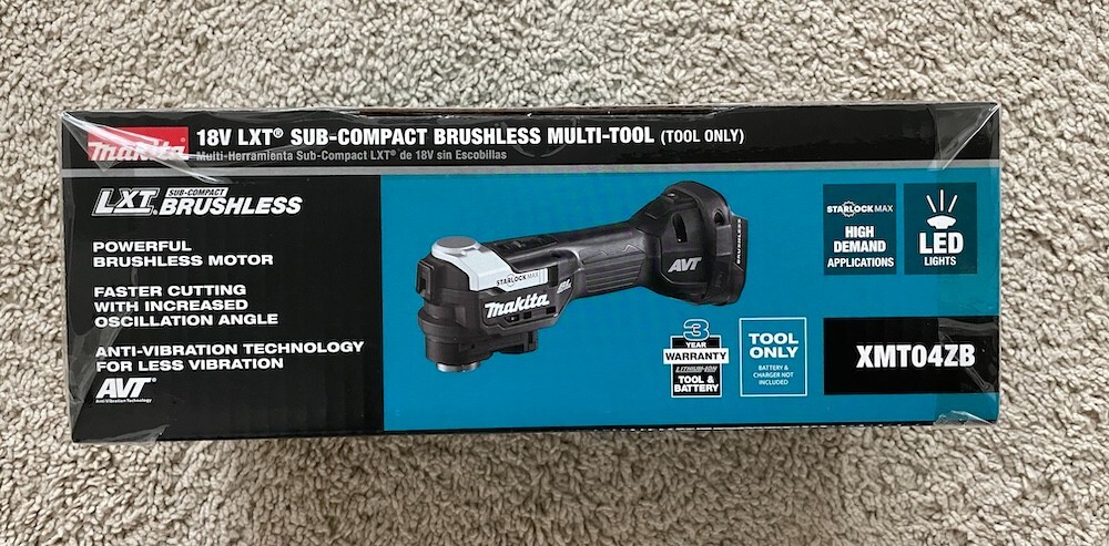 NEW! Makita XMT04ZB 18V LXT Sub-Compact Multi-Tool (Tool Only)