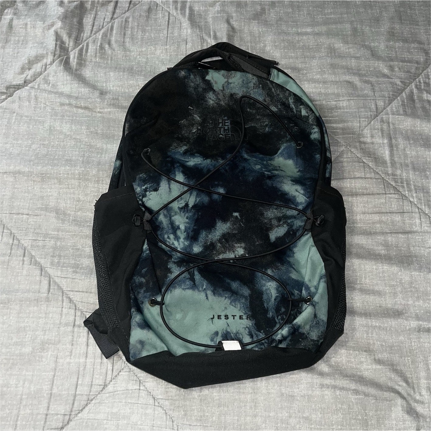 The North Face Jester Everyday Laptop Backpack Tie-Dye Blue One Size RARE COLOR
