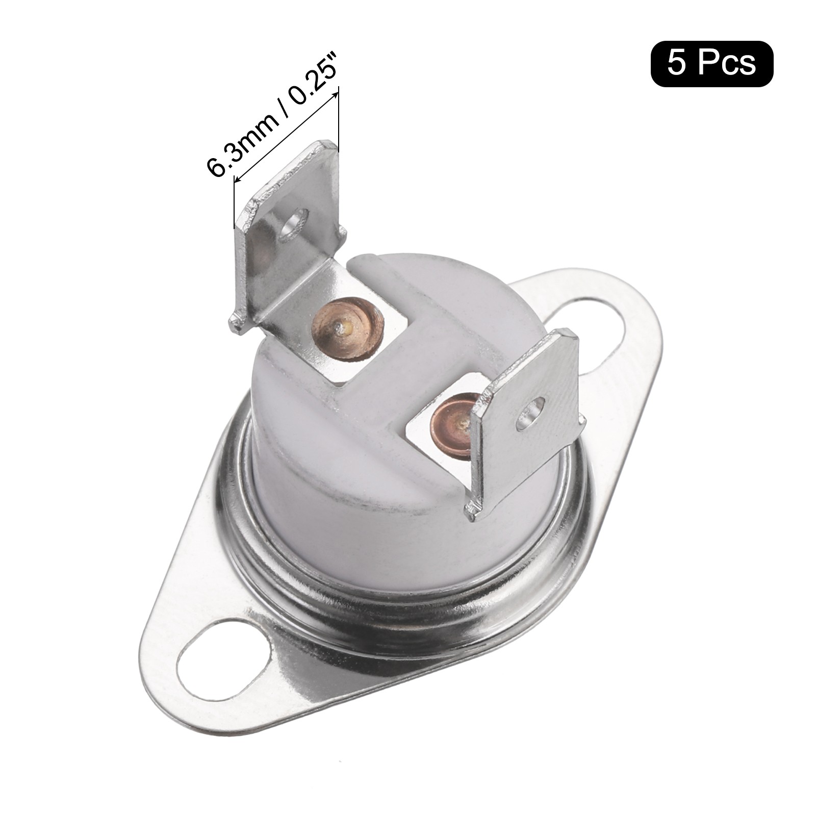 Temperature Control Switch , Thermostat , 145°C , 10A , N.C 5pcs