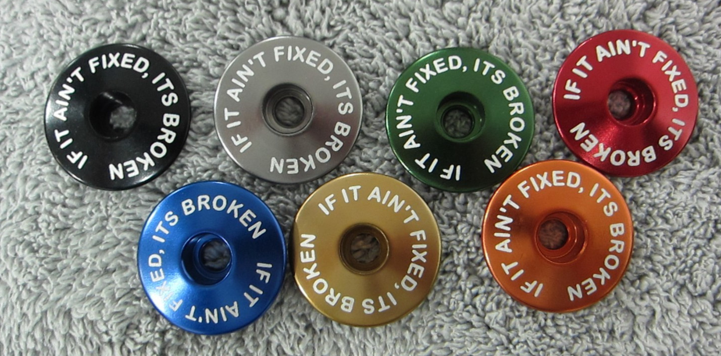 Fast Freddy Custom Headset Top Cap 1-1/8" - Fixed Gear, Track, Fixie - Each