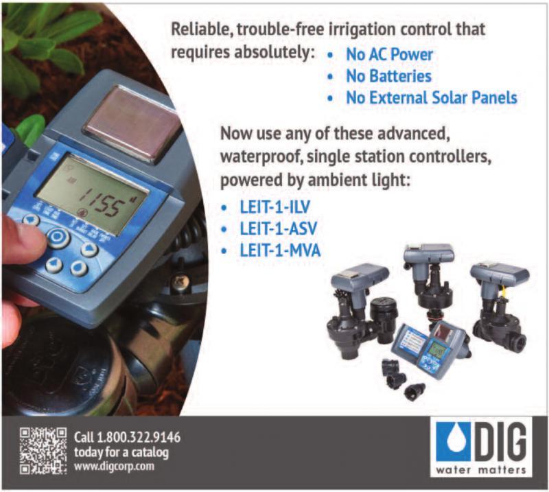 DIG LEIT-1 Single Station Solar Irrigation Controller (Includes Adapters)