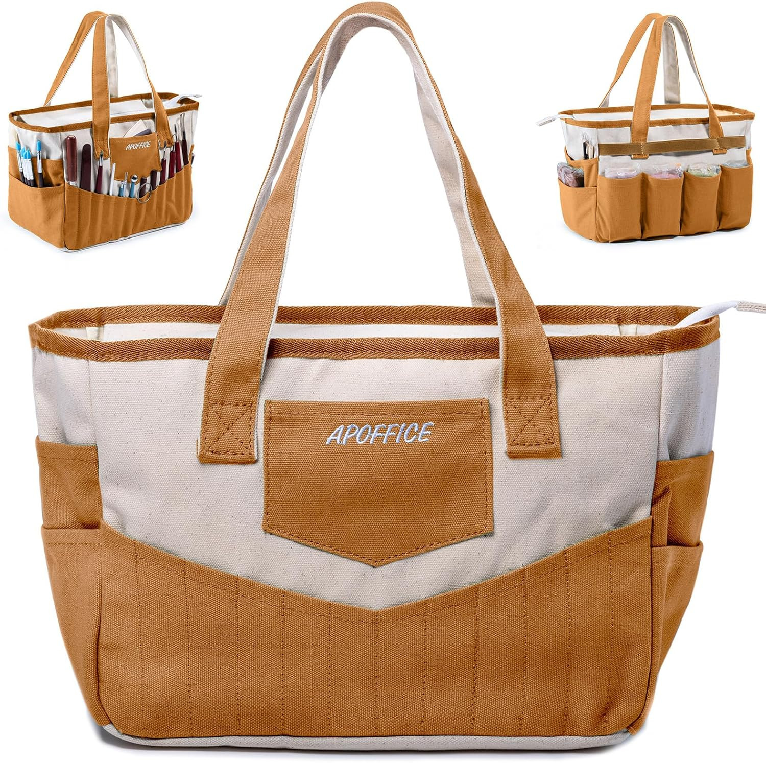 Pottery Tools Bag with Pockets for Clay Sculpting Tools, Ceramic Tools– Art Supp